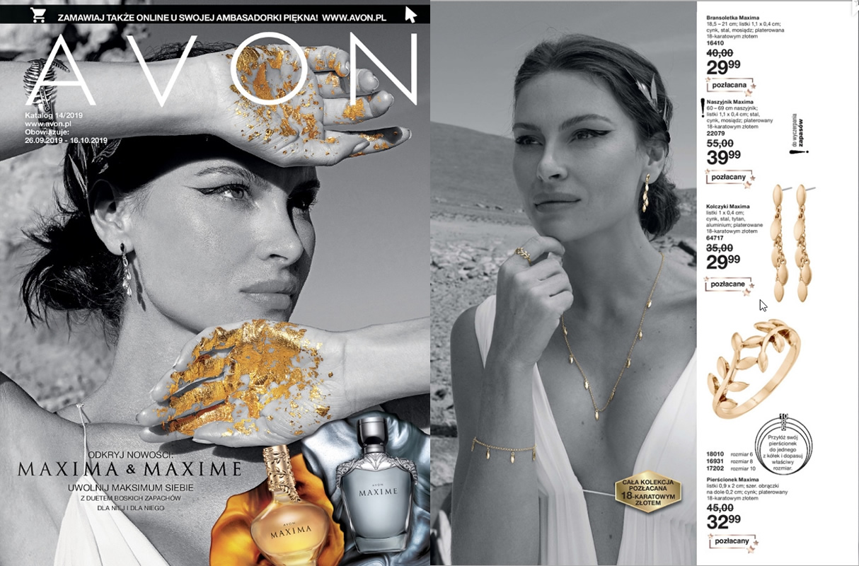 Katalog Avon nr 14 - kolekcja Maxima